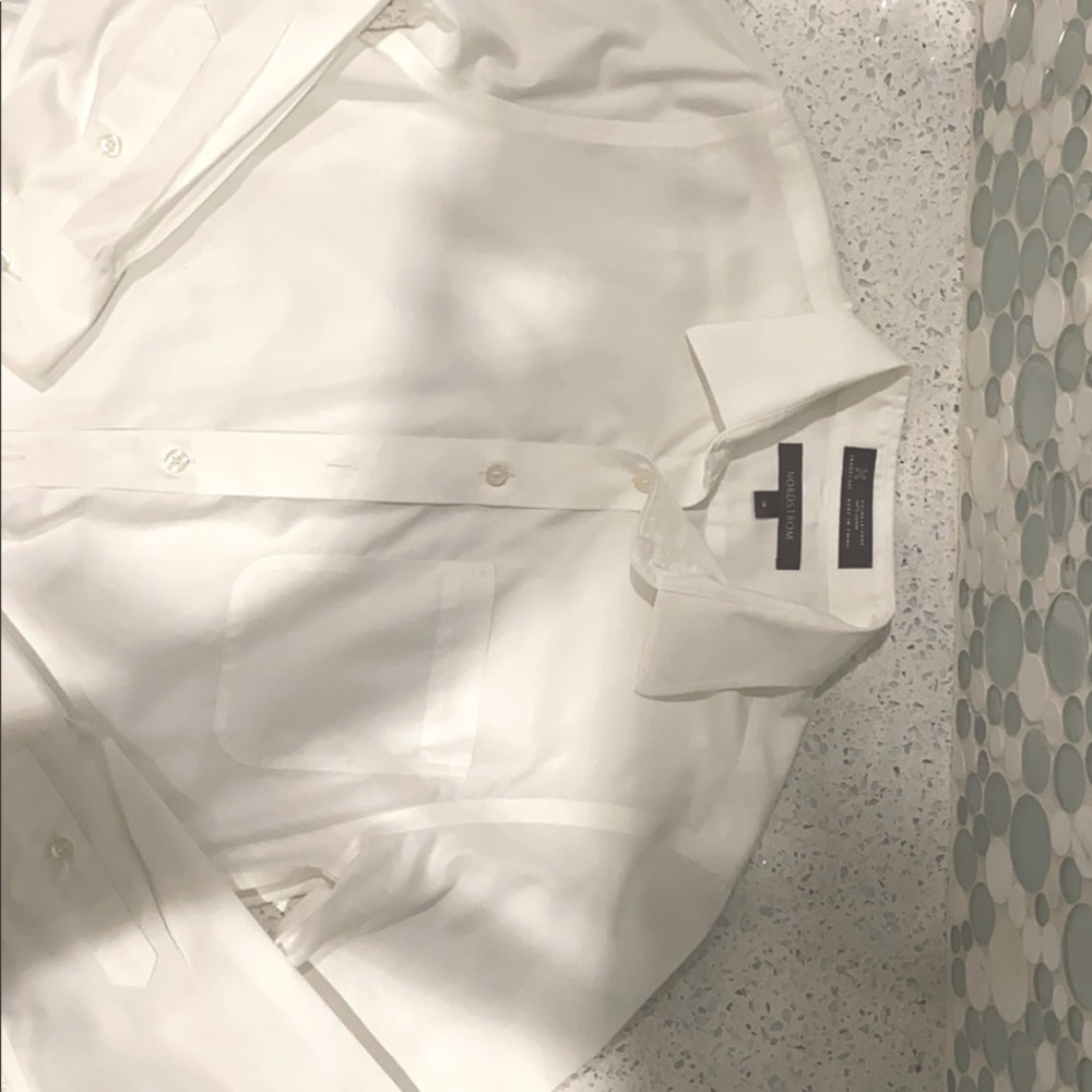 Boys white dress shirt - size 14 - LIKE NEW!